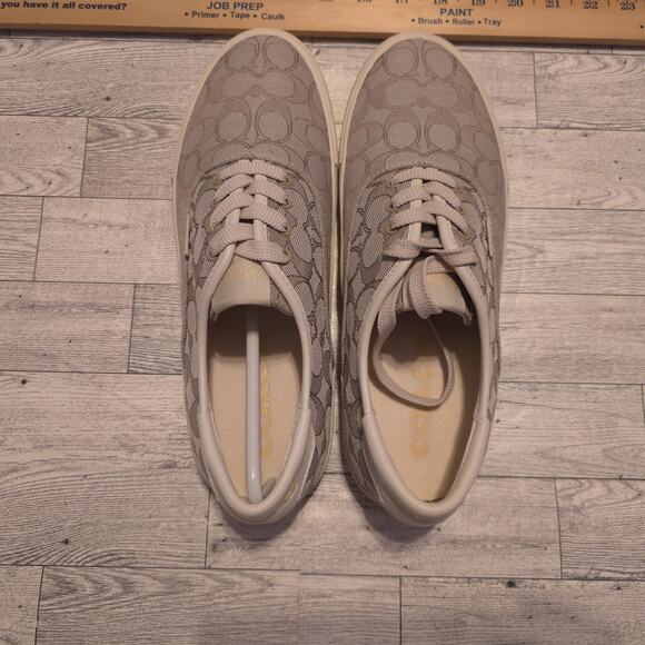 New Coach Women’s Citysole Skate Sneaker Stone / Chalk Sz 9.5 - Picture 6 of 10